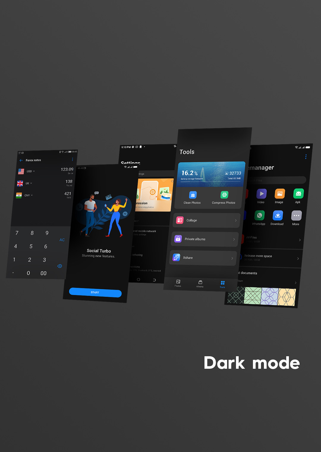 tecno spark Go 2022 Dark Mode feature